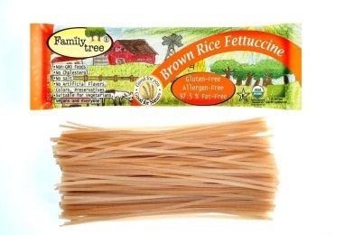 Family Tree Organic Brown Rice Fettuccine 250g, 97.5% Fat-Free