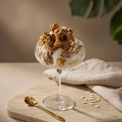 The Monday Food Co. Indulgence Gourmet Granola 300g, Brown Butter Salted Caramel & Macadamia
