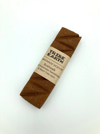 Tribe Earth Bushwalk Incense Plank | 10 Triangles Per Plank, With West Australian Sadalwood & Marri Tree Resin