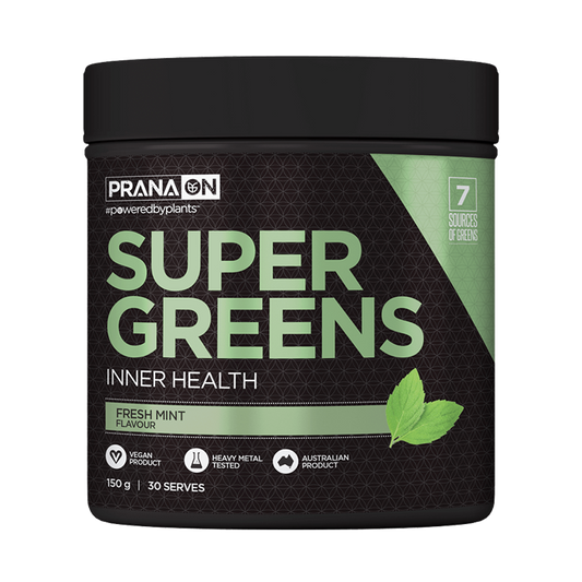 Prana On Super Greens 150g, Fresh Mint