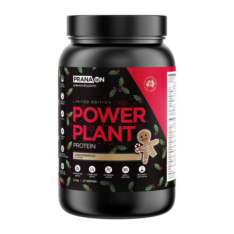 Prana On Power Plant Protein 1.2kg, Gingerbread {Limited Edition}