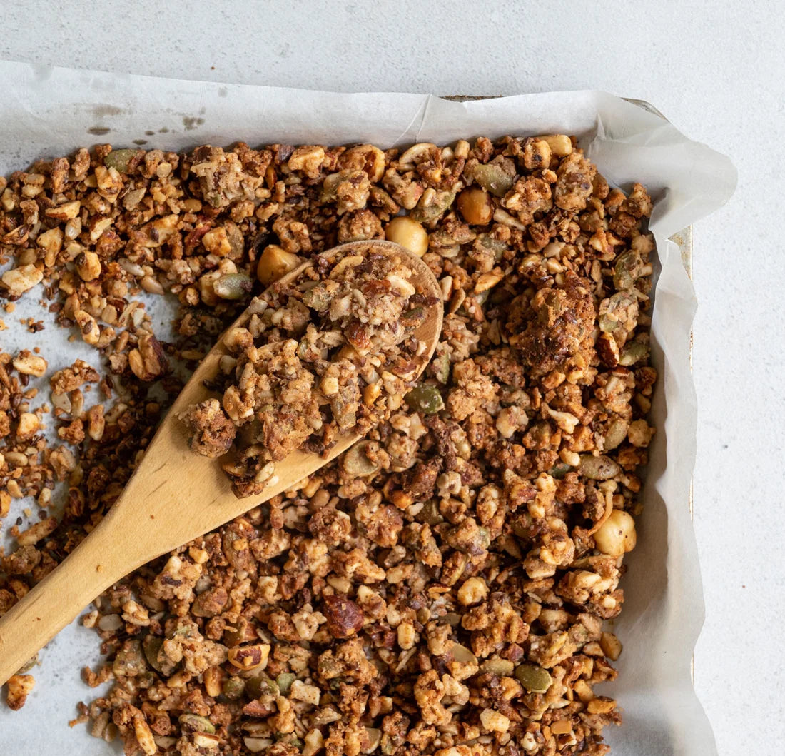 The Monday Food Low Carb Gourmet Granola 300g Or 800g, Crunchy Roast Hazelnut Flavour