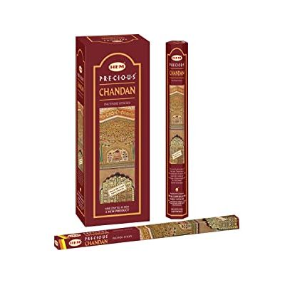 HEM Precious Chandan Incense 8g Or 90G, Hand Crafted In India