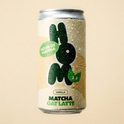 House Of Matcha Vanilla Oat Matcha Latte 250mL, Plant Based & Dairy Free
