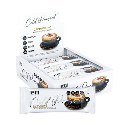 Fibre Boost Cold Pressed Protein Bar Single or Box of 12, Cappuccino F Health Nuts Australia Fibre Boost Cold Pressed Protein Bar Single or Box of 12, Cappuccino F Health Nuts Australia