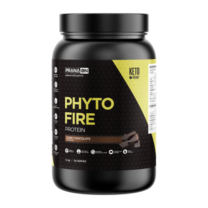 Prana On Phyto Fire Protein 500g, 1.2kg Or 2.5kg, Dark Chocolate