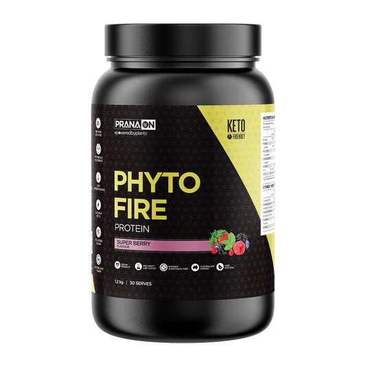 Prana On Phyto Fire Protein 500g, 1.2kg Or 2.5kg, Super Berry