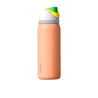 Owala FreeSip Stainless Steel Water Bottle 24oz Or 32oz, Peachy Keen