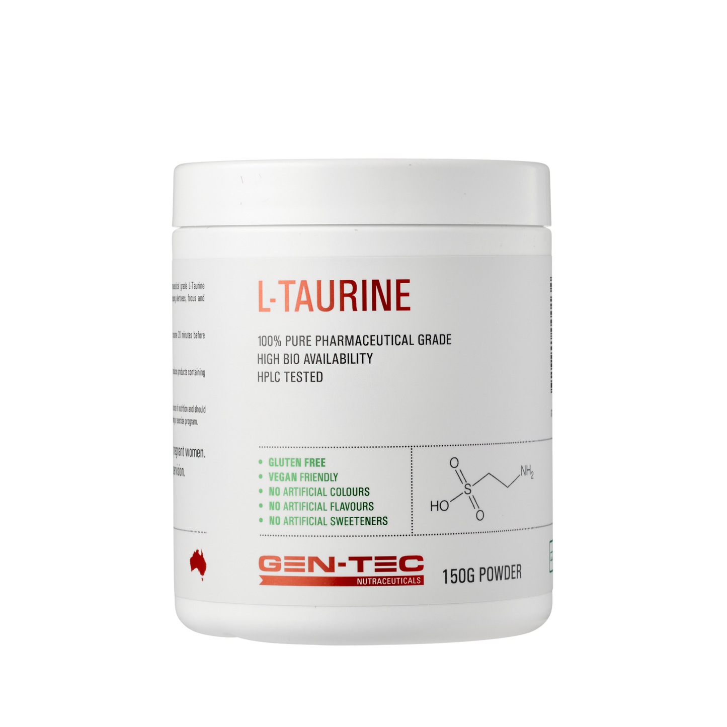 Gen-Tec Nutrition L-Taurine 150g