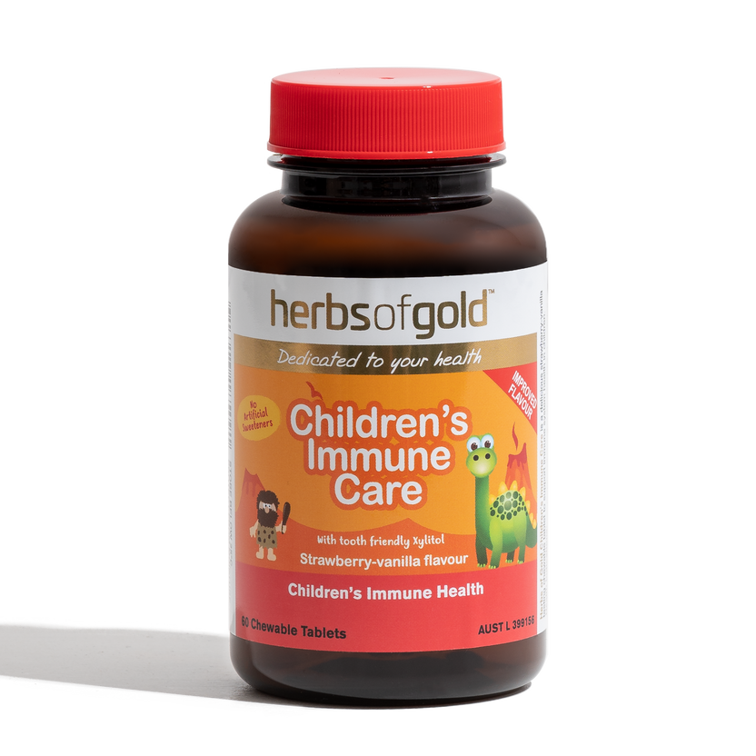 Herbs Of Gold Children's Immune Care, 60 Chewable Tablets