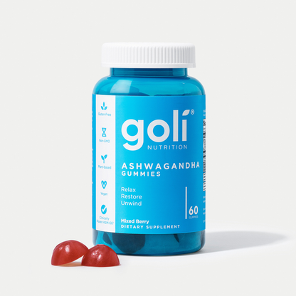 Goli Nutrition Gummies 60 Pieces, Ashwagandha