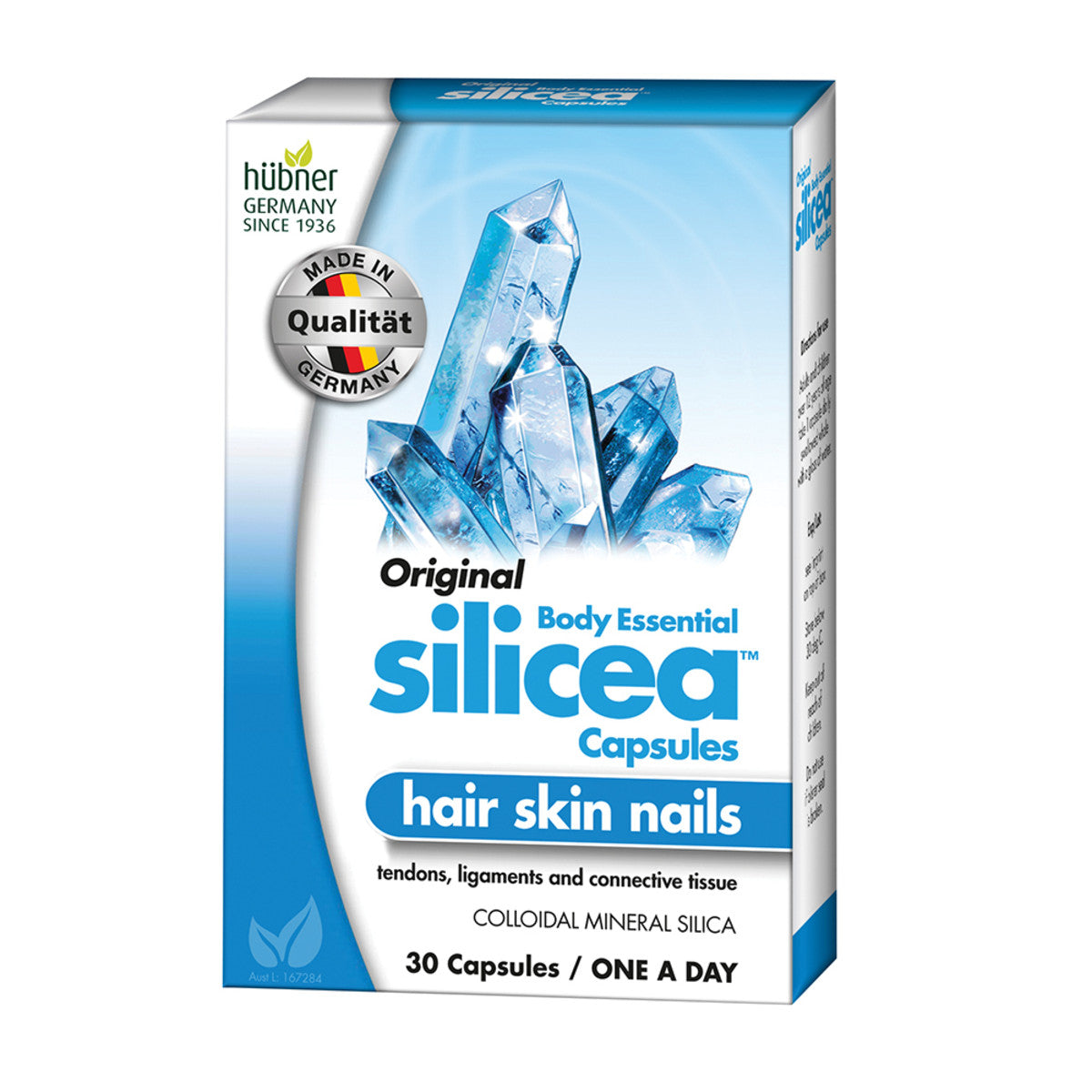 Hubner Silicea Body Essential Silicea 30 Or 60 Capsules, Hair Skin & Nails