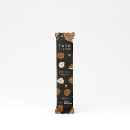 Pana Organic Snack Bar Single Or Box of 12, Dark Choc Hazelnut