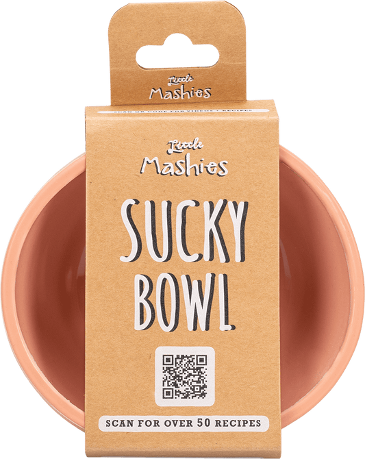 Little Mashies Silicone Sucky Bowl, Blush Pink
