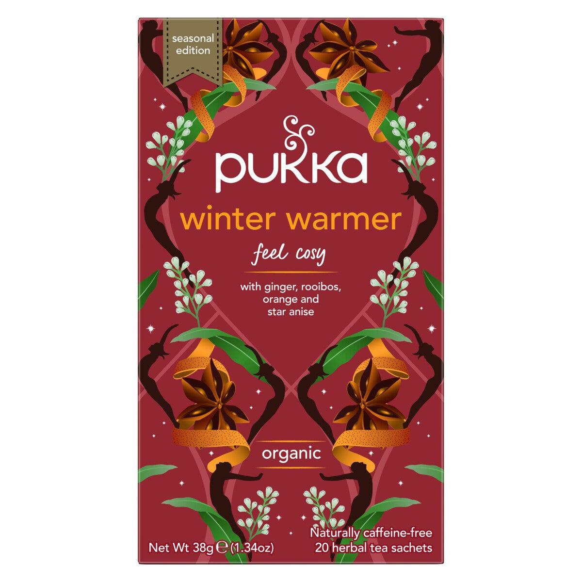 Pukka Herbs 20 Herbal Tea Bags, Winter Warmer