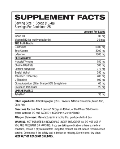 Inspired Nutraceuticals DVST8 BBD 25 Servings, Black Nebula {Apple Blackcurrant Flavour}