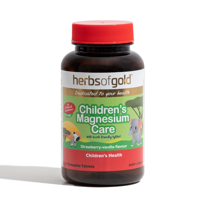 Herbs Of Gold Children's Magnesium Care, 60 Chewable Tablets