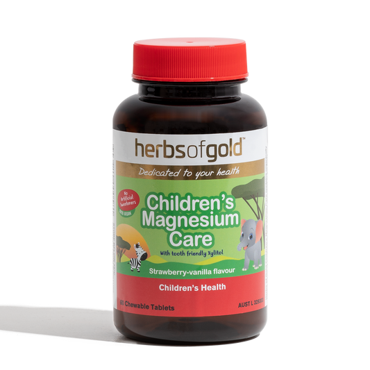 Herbs Of Gold Children's Magnesium Care, 60 Chewable Tablets