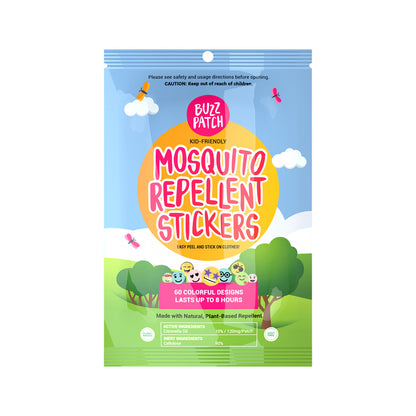 The Natural Patch Co. Mosquito Repellent Stickers 24 Or 60 Patches, Lasts Up TO 8 Hours!