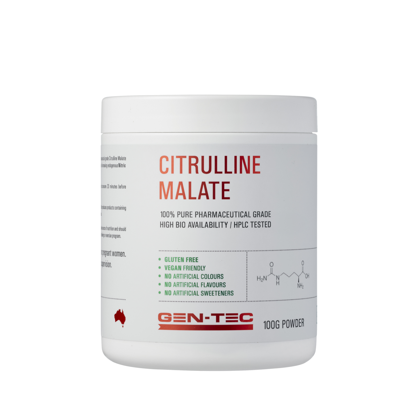 Gen-Tec Nutrition Citrulline Malate 100g