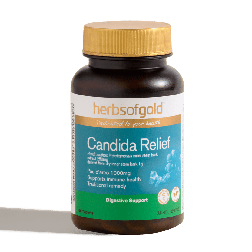 Herbs Of Gold Candida Relief, 60 Tablets (Vegan)