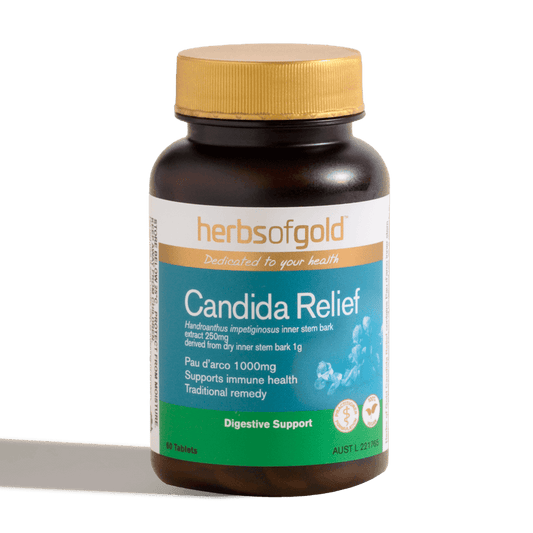 Herbs Of Gold Candida Relief, 60 Tablets (Vegan)