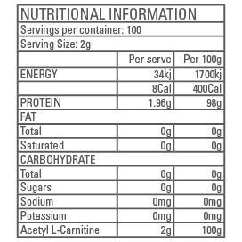 Gen-Tec Nutrition Acetyl L-Carnitine 200g