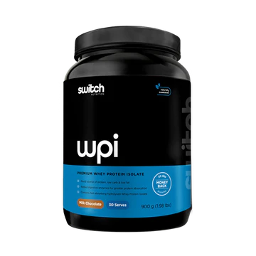 Switch Nutrition Whey Protein Isolate Switch 900g, Milk Chocolate {Premium Natural WPI}