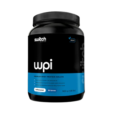 Switch Nutrition Whey Protein Isolate Switch 900g, Unflavoured {Premium Natural WPI}
