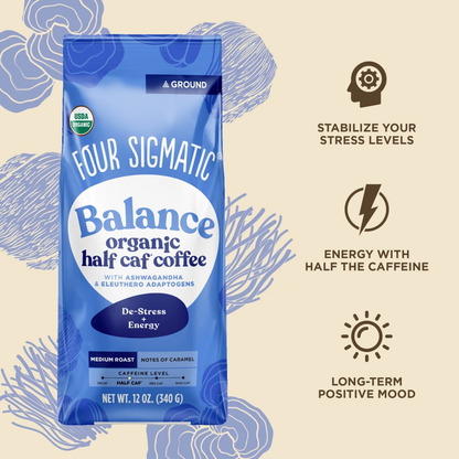 Four Sigmatic Adaptogen Ground Coffee 340g, Balance (Ashwagandha)