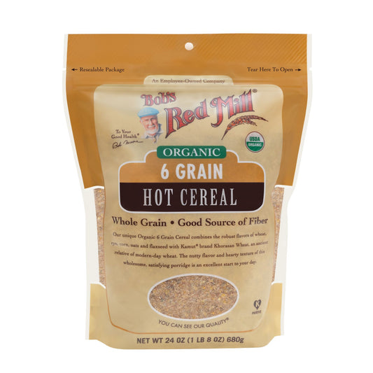 Bob's Red Mill 6 Grain Hot Cereal 680g, Certified Organic