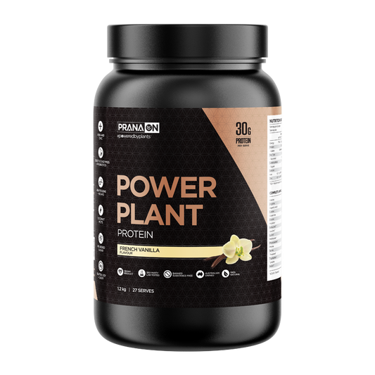 Prana On Power Plant Protein 500g, 1.2kg Or 2.5kg, French Vanilla