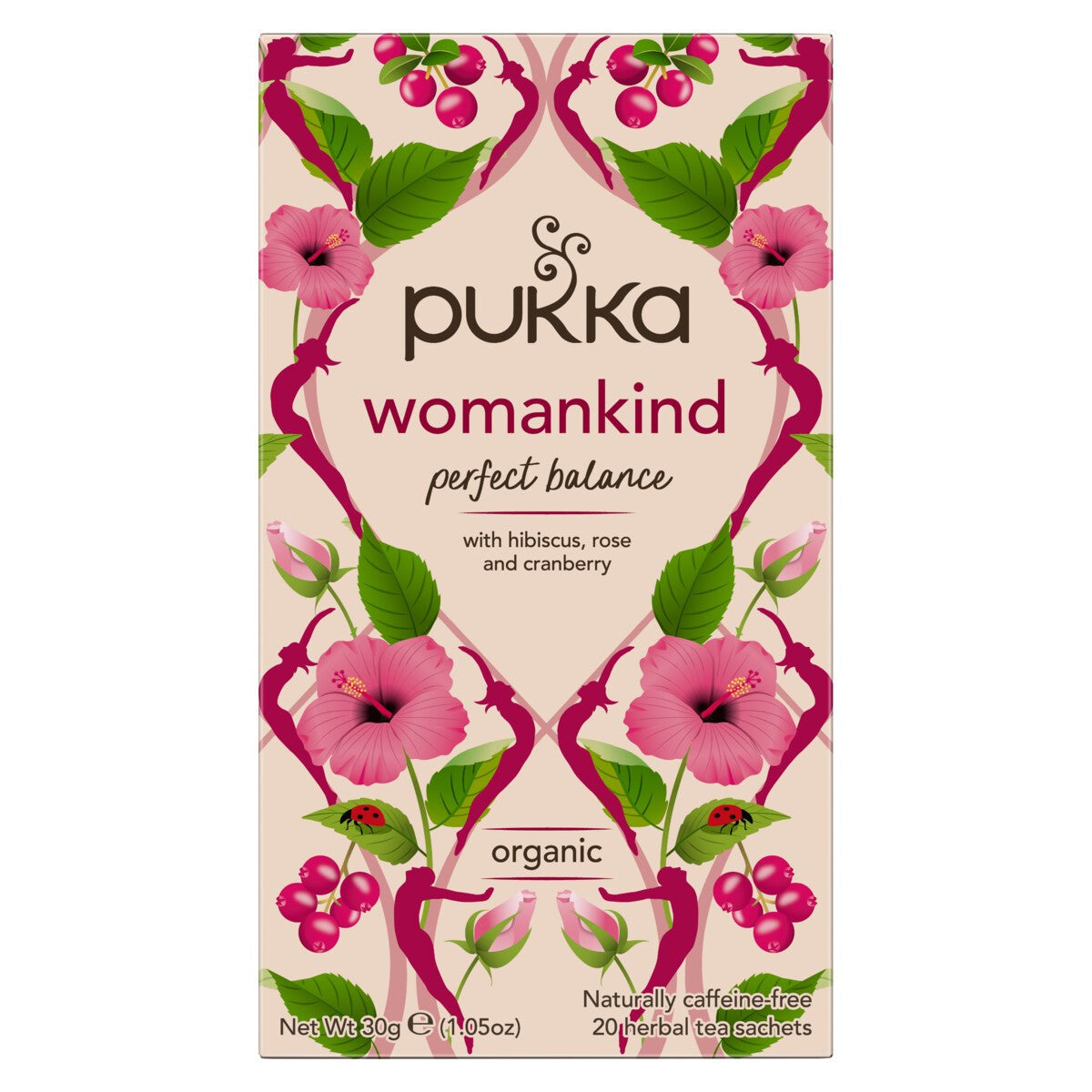 Pukka Herbs 20 Herbal Tea Bags, Womankind