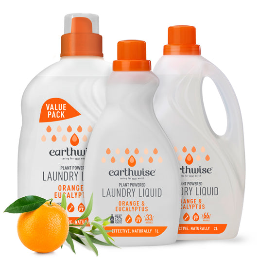 Earthwise Laundry Liquid 1L, Orange & Eucalyptus