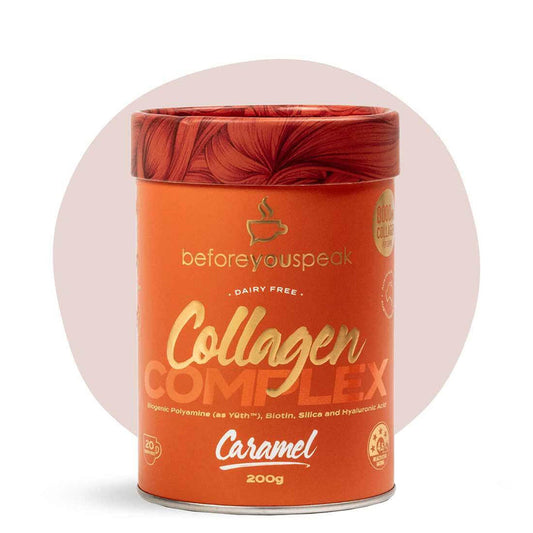 Before You Speak Collagen Complex 200g, Caramel Flavour
