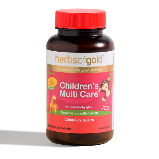 Herbs Of Gold Children's Multi Care, 60 Chewable Tablets (Vegan)