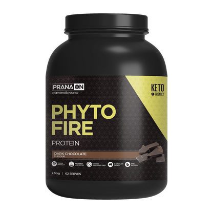 Prana On Phyto Fire Protein 500g, 1.2kg Or 2.5kg, Dark Chocolate