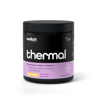 Switch Nutrition Thermal Switch 120g, Mango Passionfruit {Focus, Energy & Metabolism Blend}