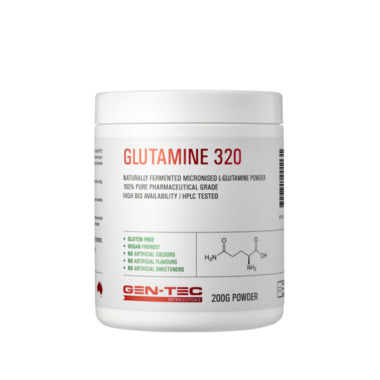 Gen-Tec Nutrition Glutamine 320 200g, 500g Or 1kg