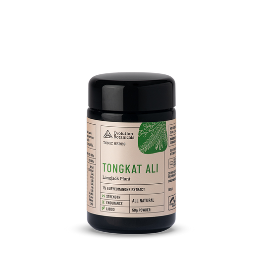 Evolution Botanicals Organic Tongkat Ali Extract 50g, Longjack Plant