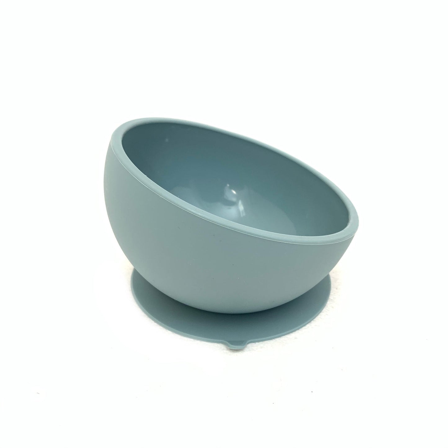 Little Mashies Silicone Sucky Bowl, Dusty Blue