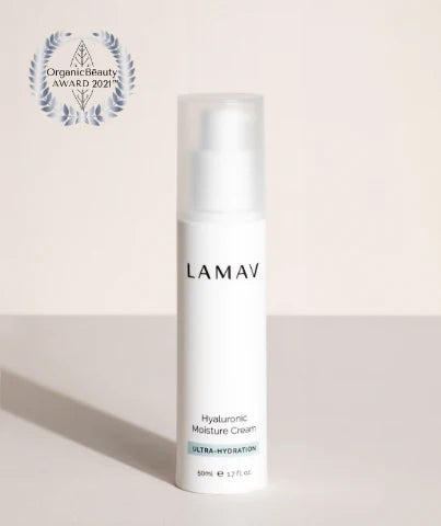 LAMAV Hyaluronic Moisture Cream 50mL, With Hyaluronic Acid & Emu Apple