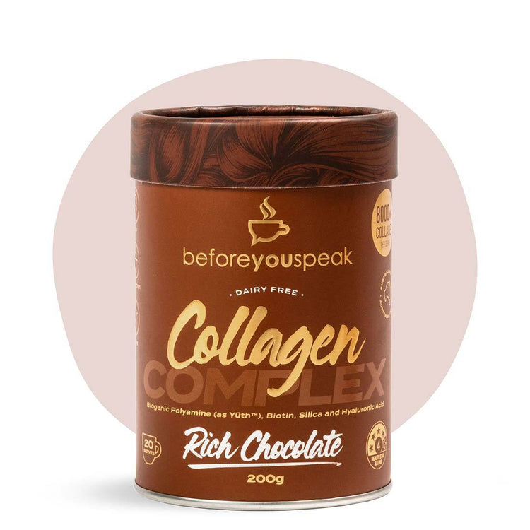 Before You Speak Collagen Complex 200g, Rich Chocolate Flavour
