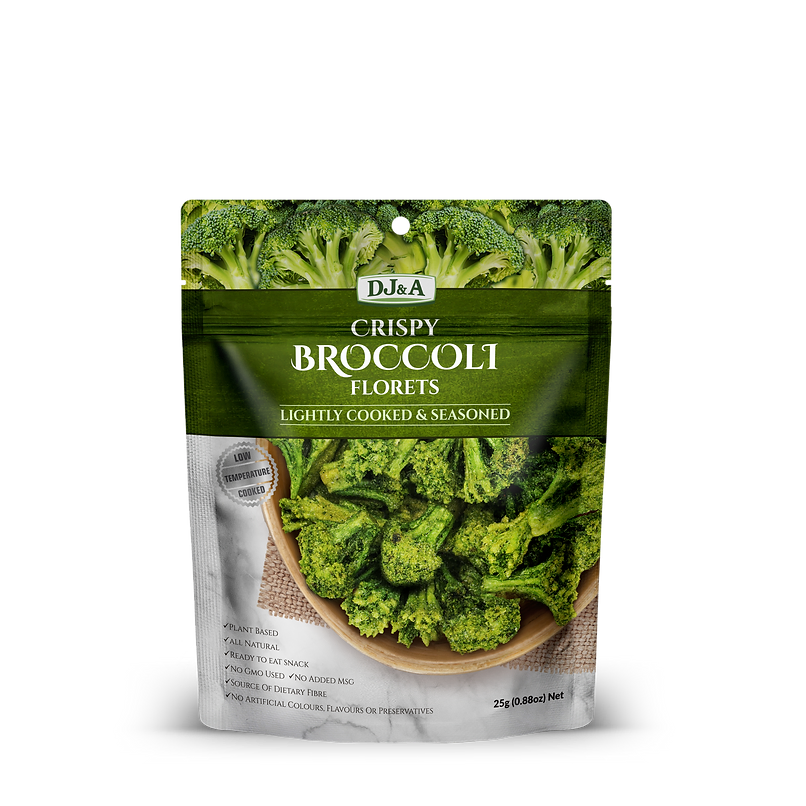 DJ&A Crispy Broccoli Florets 25g, Original