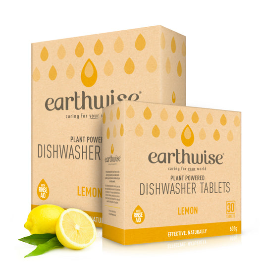 Earthwise Dishwasher Tablets 600g, Lemon