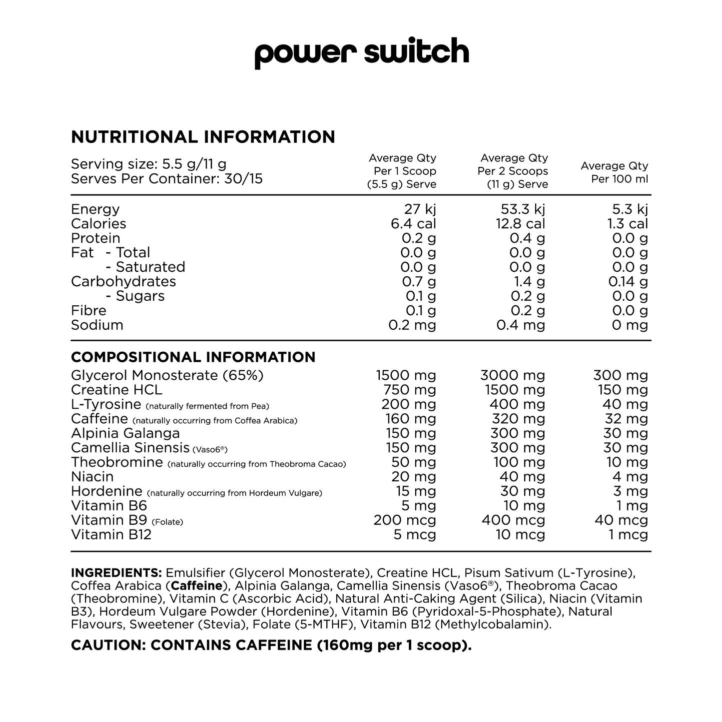 Switch Nutrition Power Switch 165g, Red Raspberry {Performance Energy Blend}