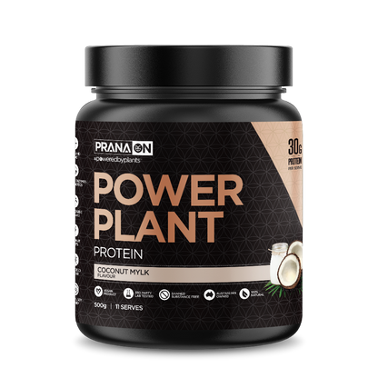 Prana On Power Plant Protein 500g, 1.2kg Or 2.5kg, Coconut Mylk