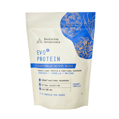 Evolution Botanicals Organic EVO+ Protein 450g, Beautifully Active Blend Creamy Vanilla