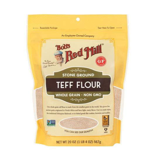 Bob's Red Mill Wholegrain Teff Flour 567g, Gluten Free