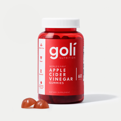 Goli Nutrition Gummies 60 Pieces, Apple Cider Vinegar